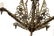 ART DECO FIVE-LIGHT BRASS CHANDELIER - 4
