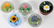 PCA GLASS PAPERWEIGHTS 5 PCS.