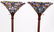 LEADED STAINED GLASS TORCHIER - 2