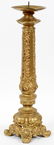 GILT METAL CANDLE STICK