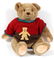 GUND TEDDY BEAR MADE IN GERMANY C1982