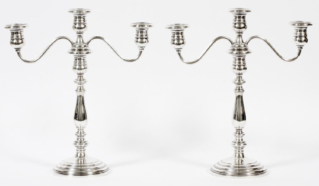 GORHAM STERLING CANDELABRA PAIR (1 of 3)