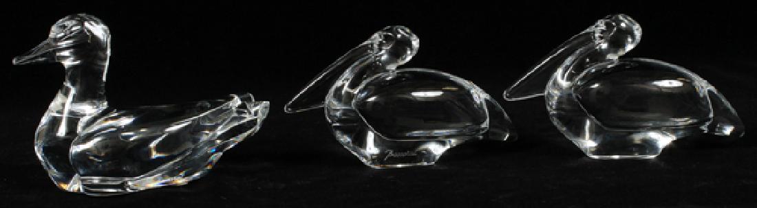 BACCARAT CRYSTAL BIRDS THREE (1 of 1)