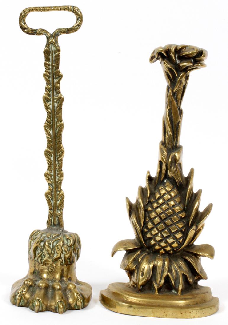 ENGLISH BRASS DOOR STOPS 2 (1 of 2)
