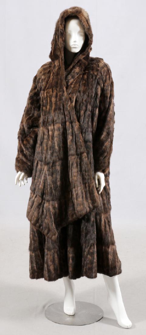 BOB MACKIE DESIGNER FUR COAT SQUIRREL (1 of 2)