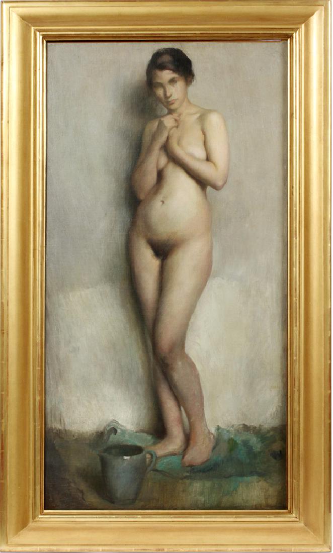 BOSTON SCHOOL OIL ON CANVAS (1 of 4)