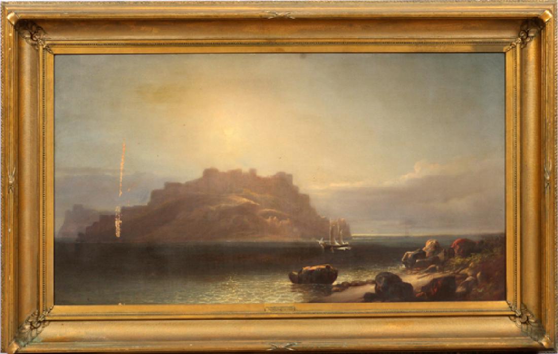 ATTRIB. TO AUGUSTUS ROCKWELL OIL ON CANVAS (1 of 5)