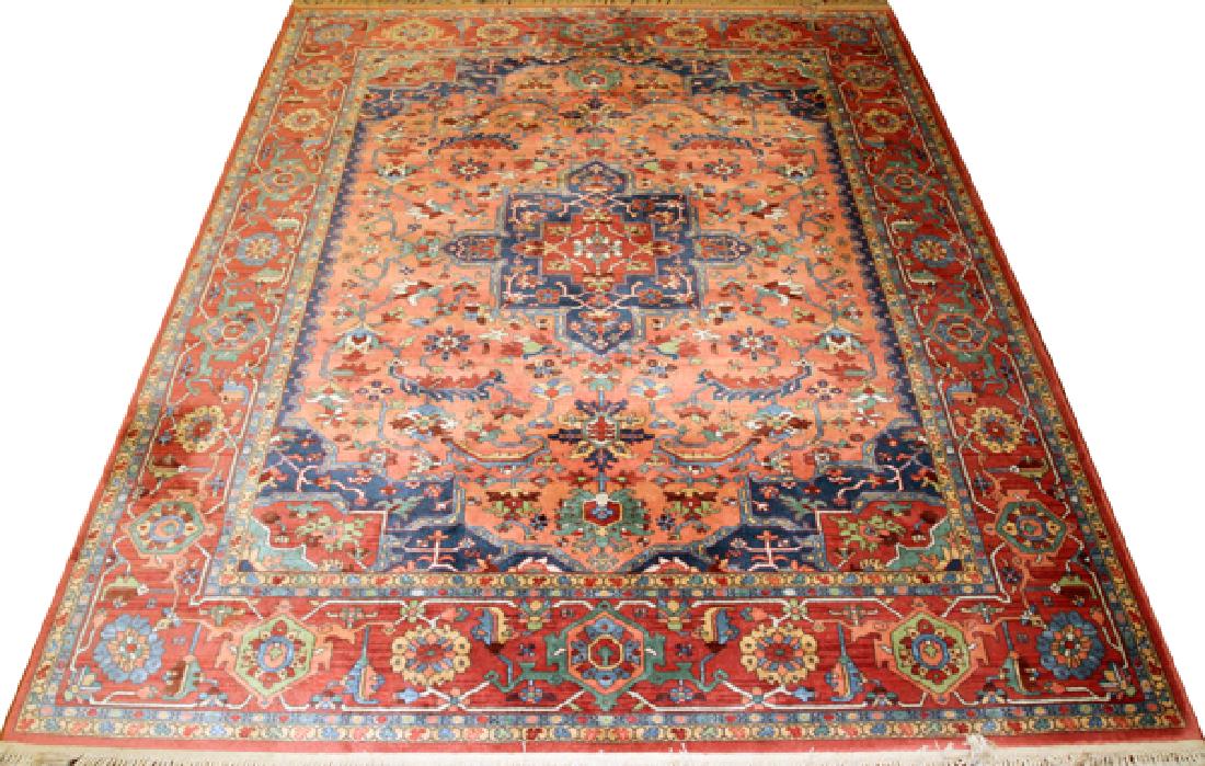 KARASTAN MEDALLION SERAPI WOOL RUG (1 of 4)