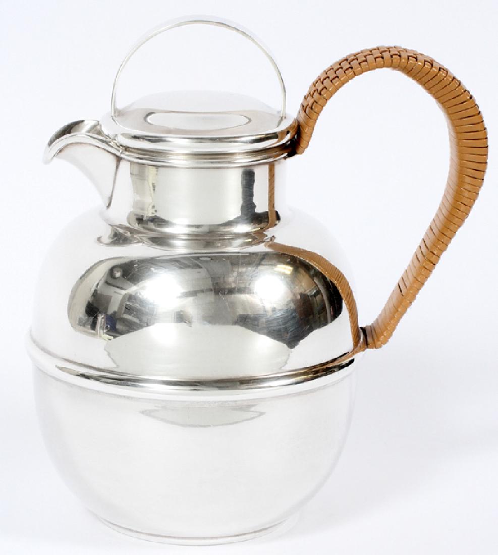 TIFFANY & CO. STERLING COVERED PITCHER C.1950 (1 of 3)