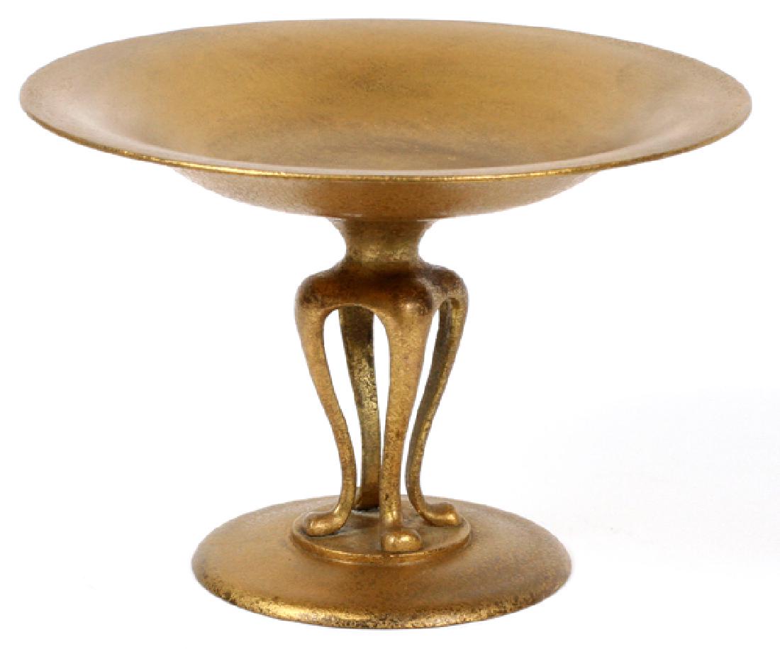 TIFFANY STUDIOS BRONZE TAZZA (1 of 3)
