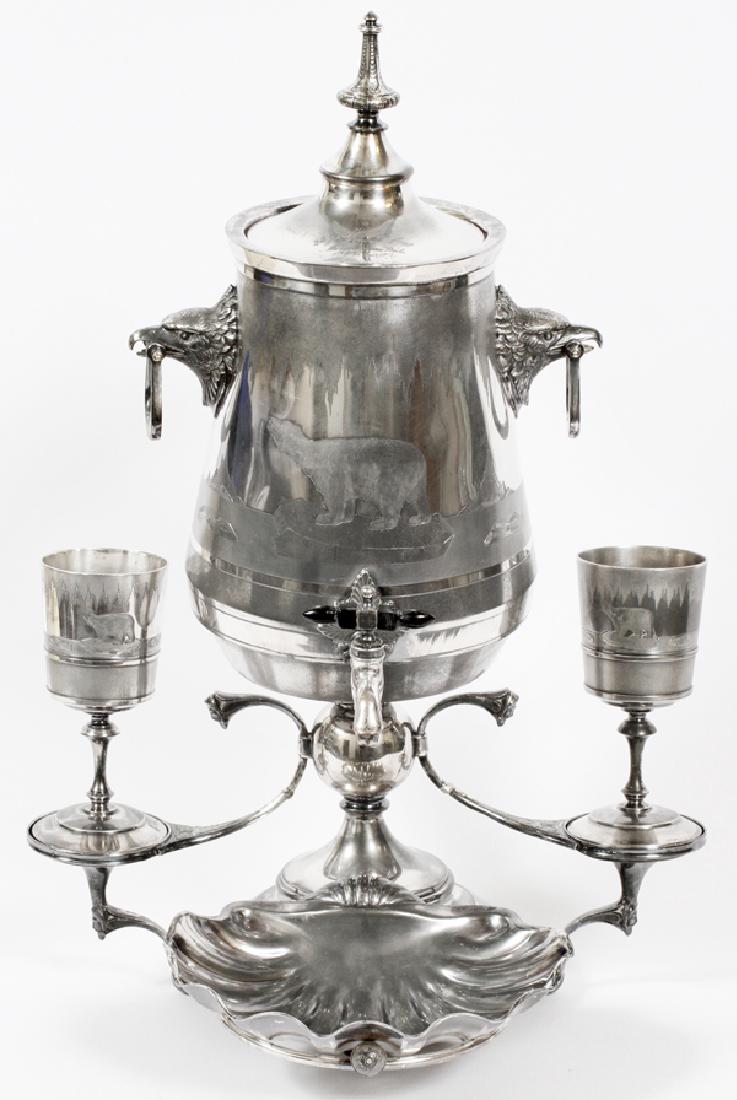 MERIDEN BRITTANIA CO. SILVER PLATED SERVICE C.1850 (1 of 4)