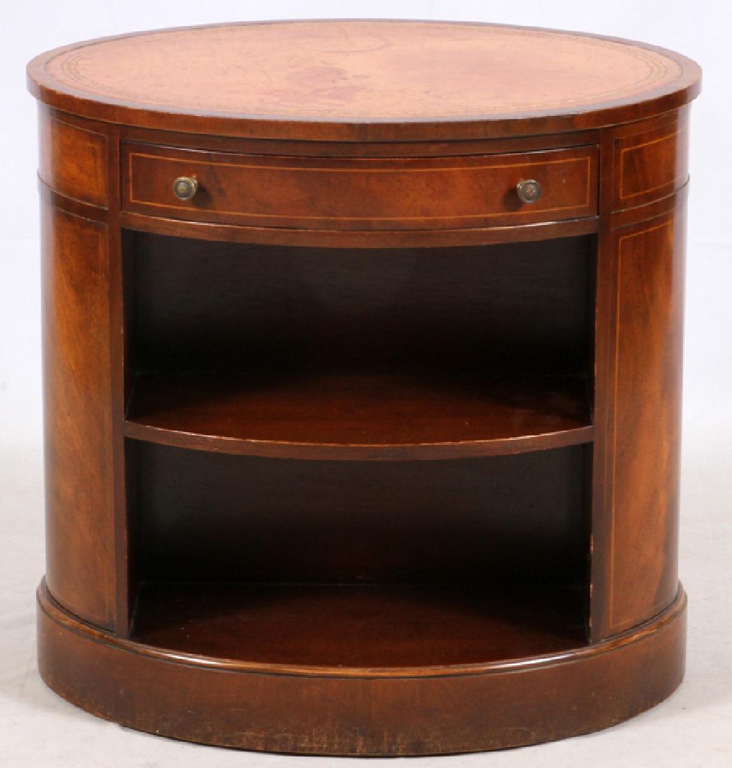 BAKER REGENCY STYLE MAHOGANY SIDE TABLE 20TH C. (1 of 3)