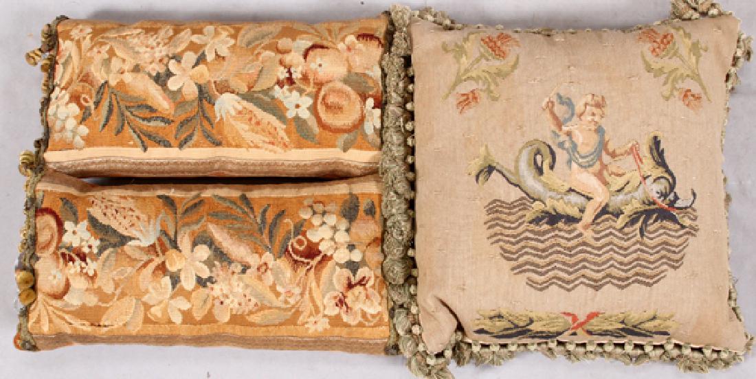 NEEDLEPOINT ACCENT PILLOWS THREE (1 of 2)