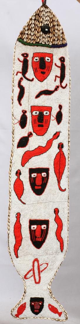 AFRICAN BEADWORK BANNER (1 of 2)