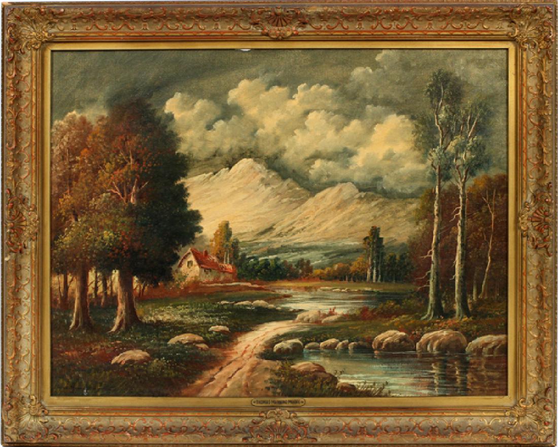 THOMAS M. MOORE OIL ON CANVAS (1 of 4)