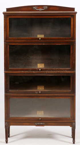 Globe Wernicke Company Prices 272 Auction Price Results Globe Wernicke Mahogany Sectional Bookcase