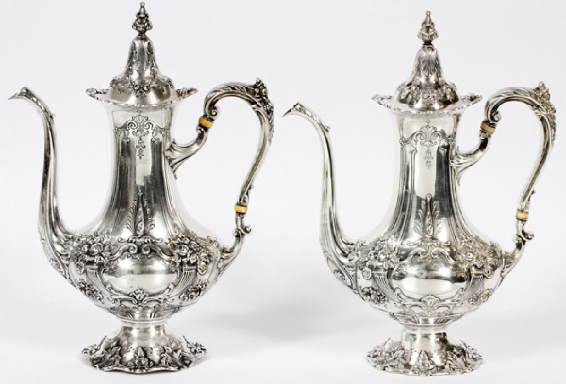 REED & BARTON 'FRANCIS I' STERLING COFFEE POTS TWO (1 of 5)