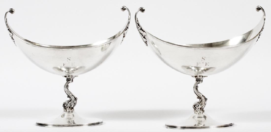 HODGSON KENNARD & CO. STERLING COMPOTES PAIR (1 of 3)