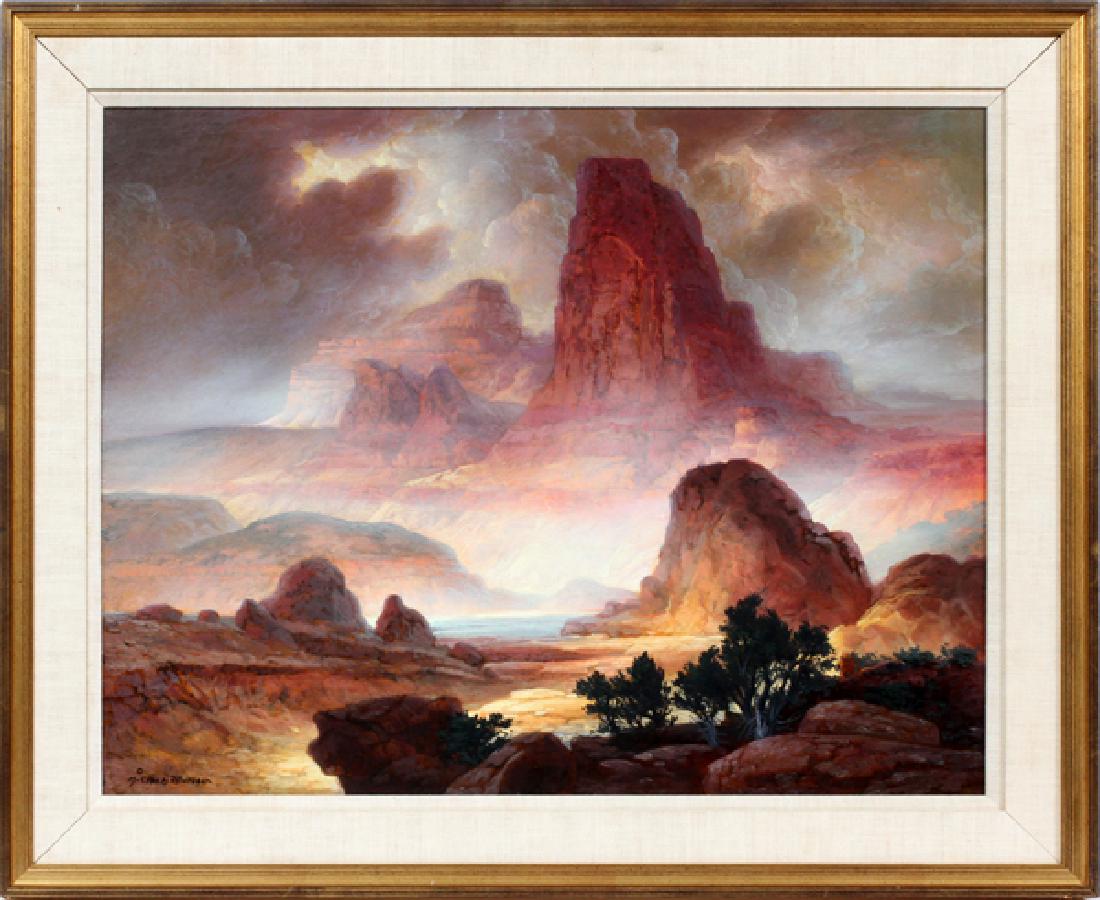 CHARLES RHINEHART OIL ON BOARD (1 of 3)