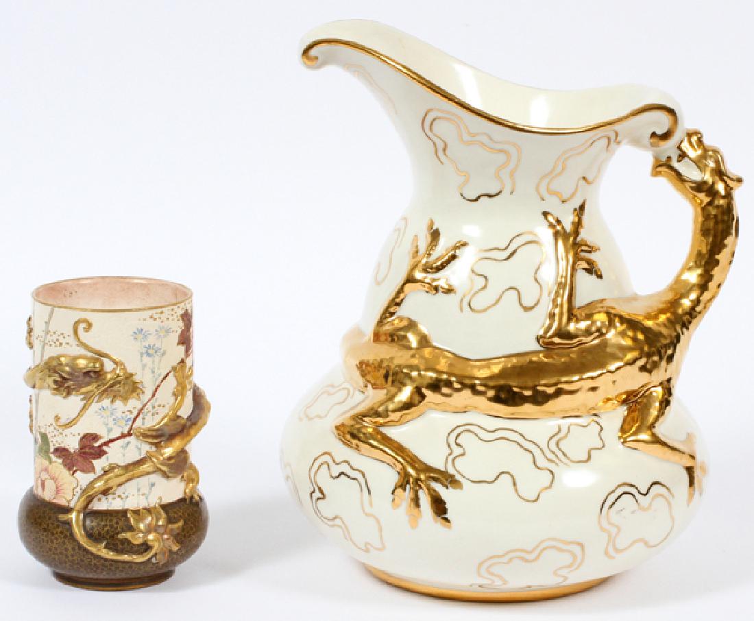 DOULTON BURSLEM & FALCON WARE VASE & PITCHER (1 of 3)