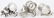 VICTORIAN SILVER PLATE NAPKIN RING HOLDERS 3 PIECES