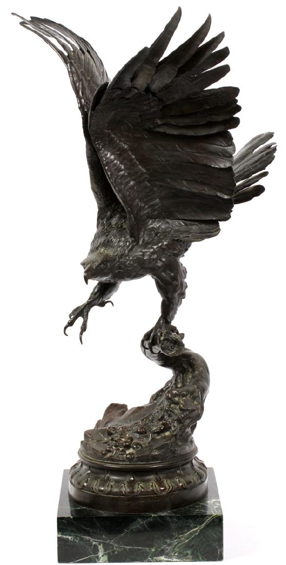 AFTER JULES MOIGNIEZ BRONZE SCULPTURE (1 of 4)