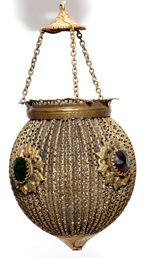 MOORISH STYLE CLARKE'S PYRAMID HANGING FAIRY LAMP (1 of 2)