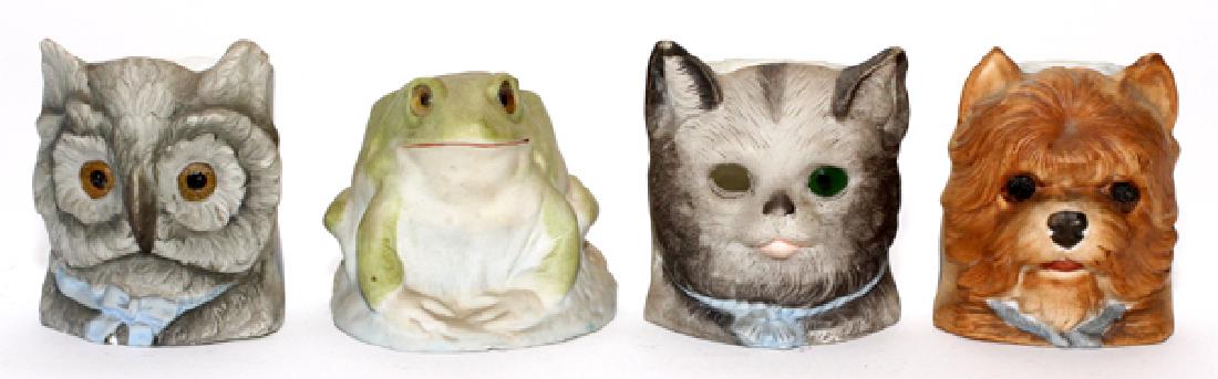 VICTORIAN FIGURAL NURSERY FAIRY LAMPS LATE 19TH C. (1 of 2)