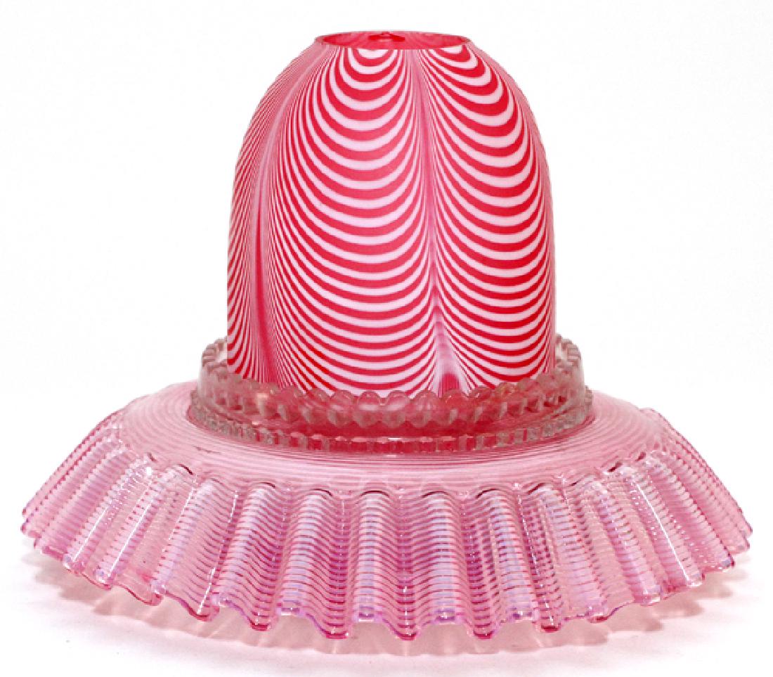 NAILSEA GLASS FAIRY LAMP LATE 19TH C. (1 of 2)