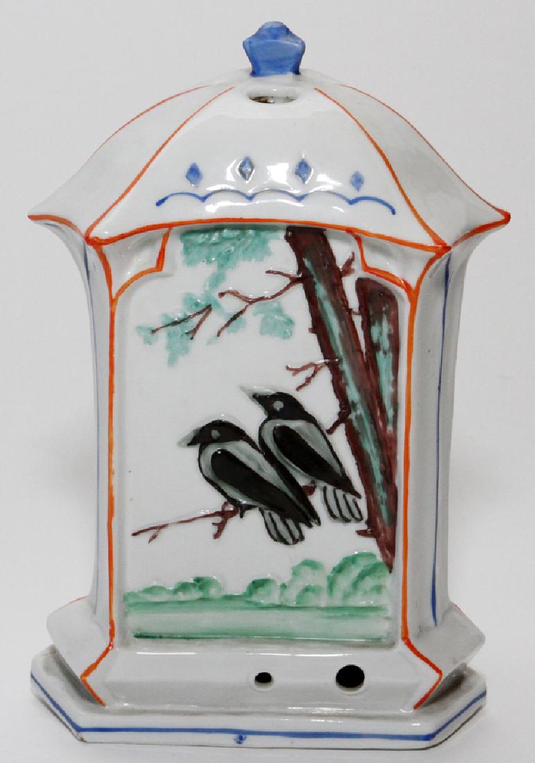 GERMAN HANDPAINTED CERAMIC FAIRY LAMP (1 of 3)