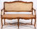 LOUIS XV STYLE CARVED WALNUT SETTEE - 2