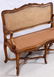 LOUIS XV STYLE CARVED WALNUT SETTEE - 3