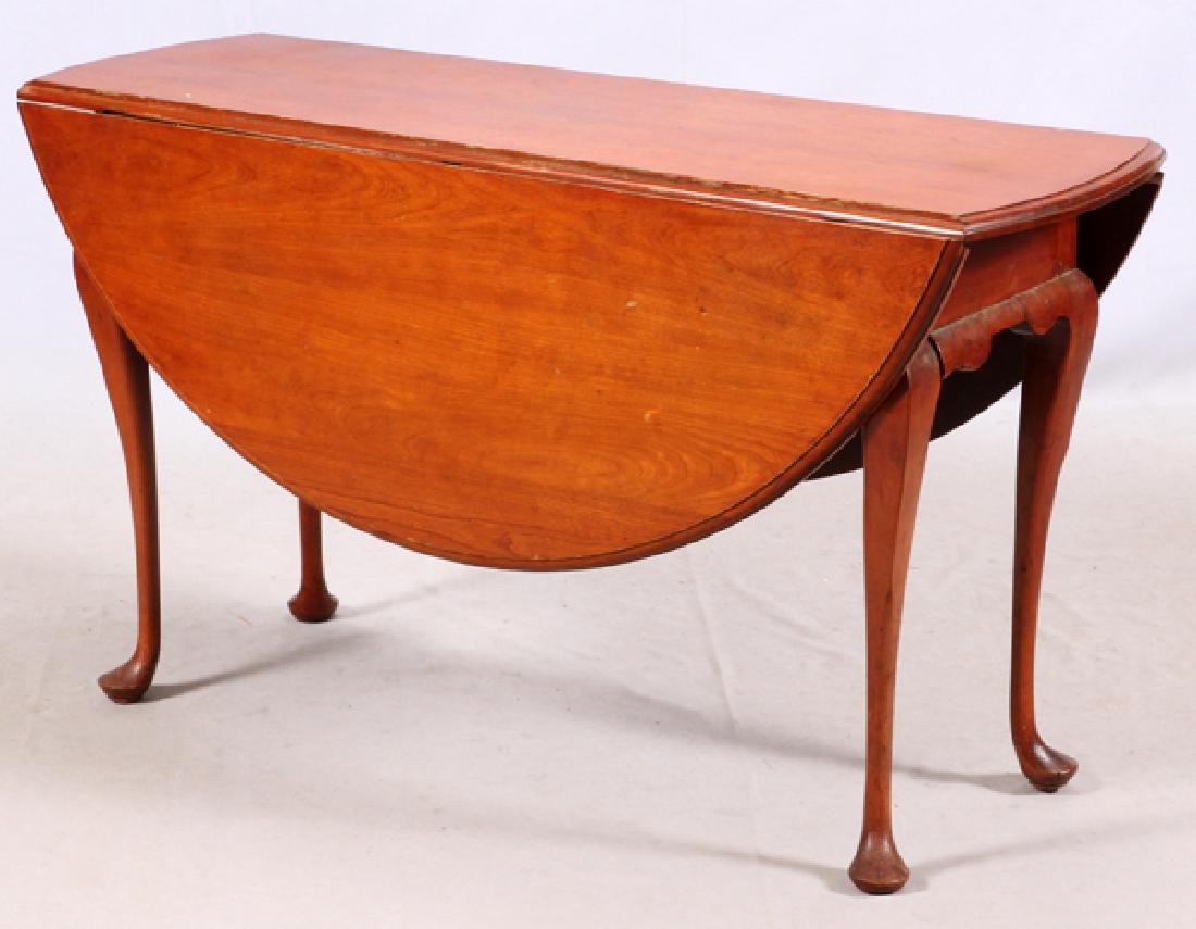 QUEEN ANNE CHERRY ANTIQUE BREAKFAST TABLE (1 of 20)