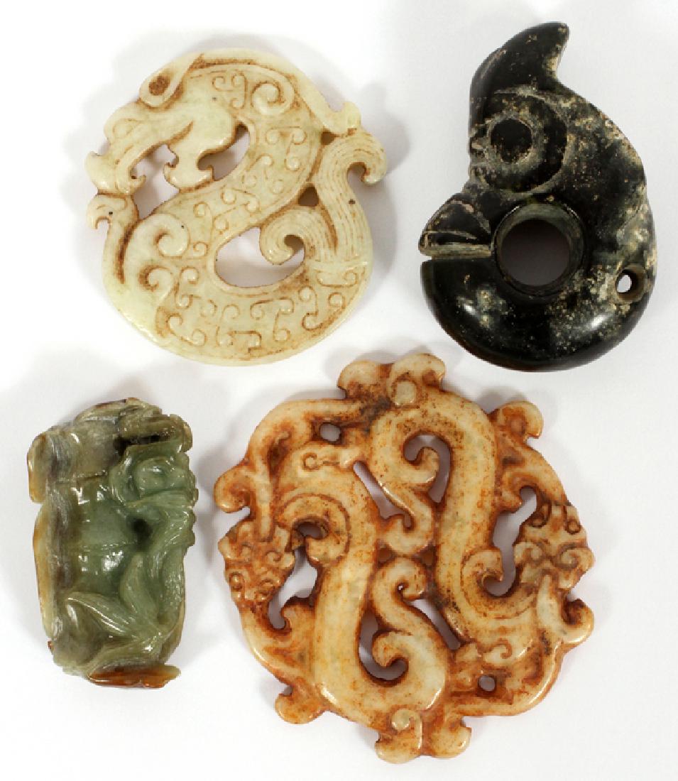 ARCHAIC JADE COLLECTION FOUR PIECES (1 of 2)
