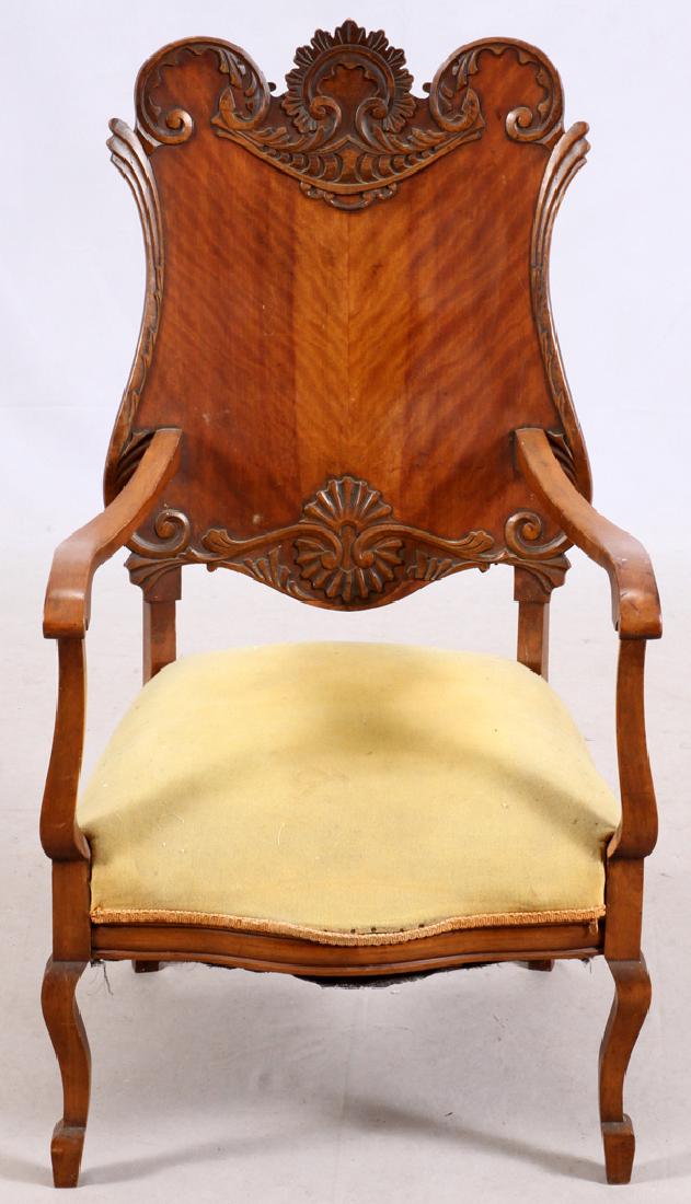 AMERICAN COLONIAL REVIVAL ARM CHAIR EARLY 20TH C. (1 of 2)