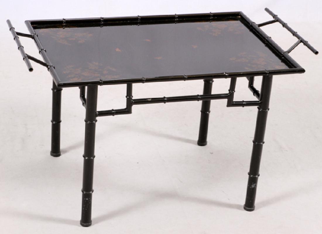 ITALIAN MODERN BLACK COCKTAIL TABLE (1 of 3)