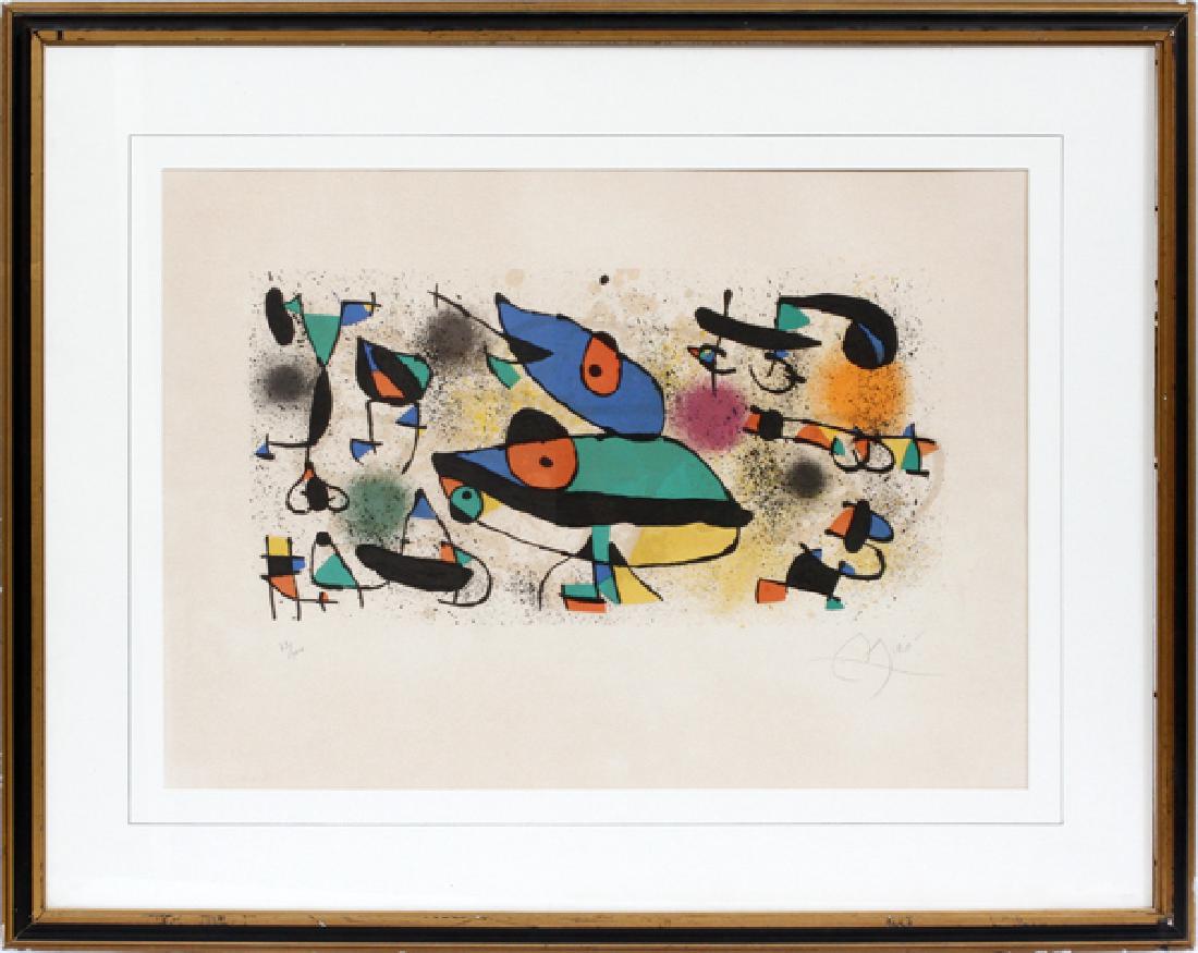 JOAN MIRO COLOR LITHOGRAPH 1974 (1 of 2)