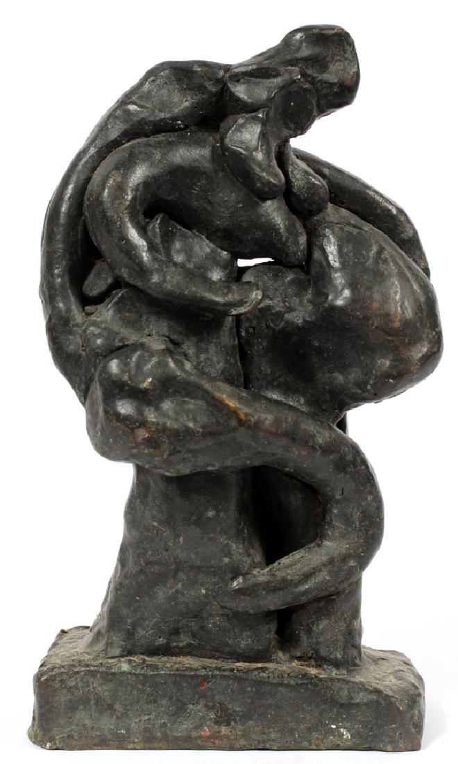 UNKNOWN ARTIST BRONZE SCULPTURE (1 of 4)