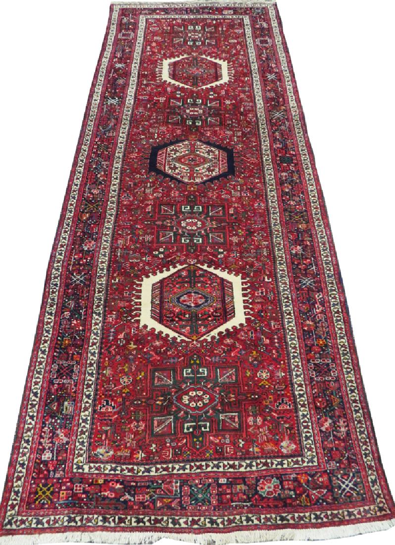 PERSIAN HERIZ WOOL RUNNER 1980/90 (1 of 4)