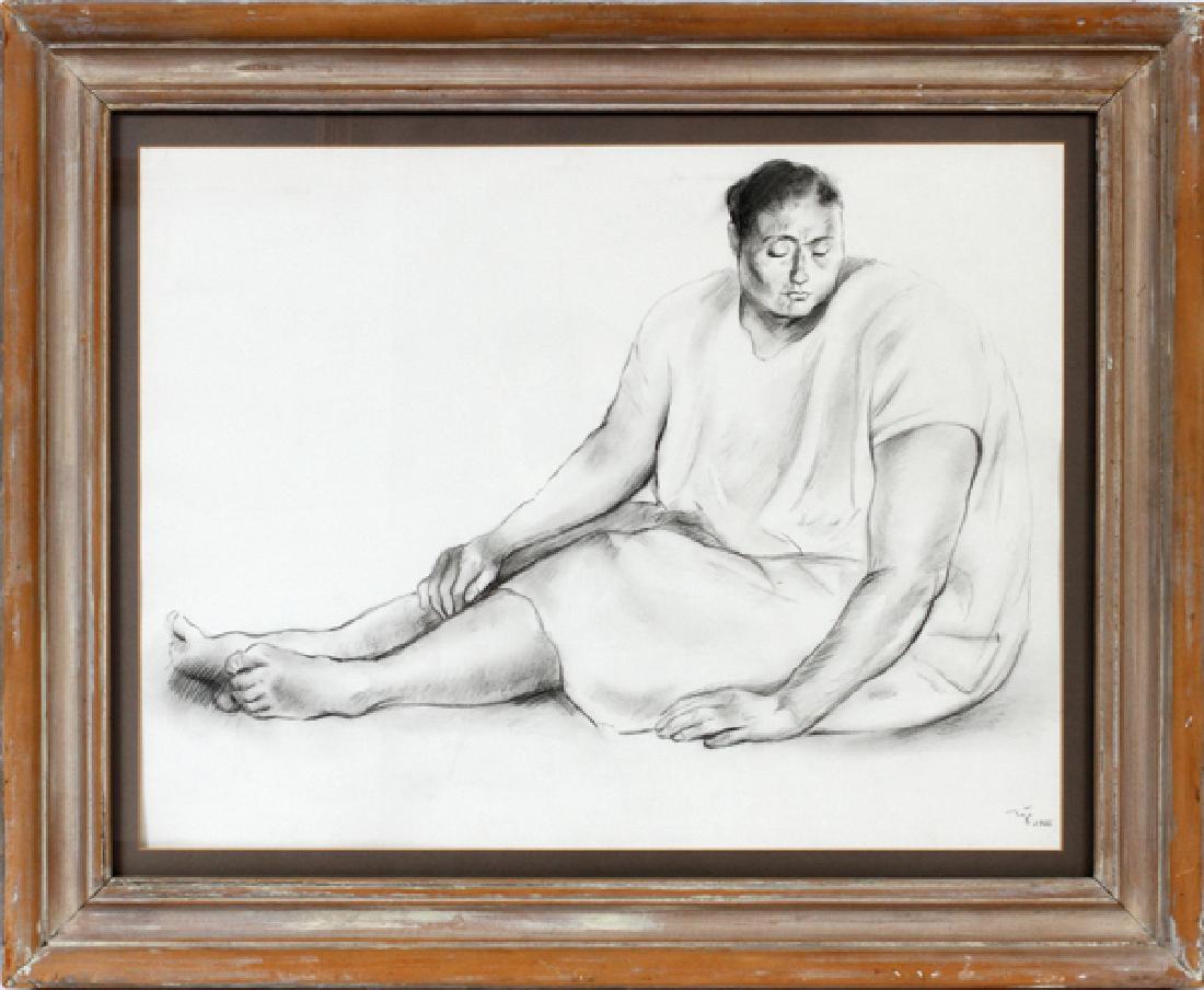 AFTER FRANCISCO ZUNIGA BLACK & WHITE LITHOGRAPH (1 of 5)