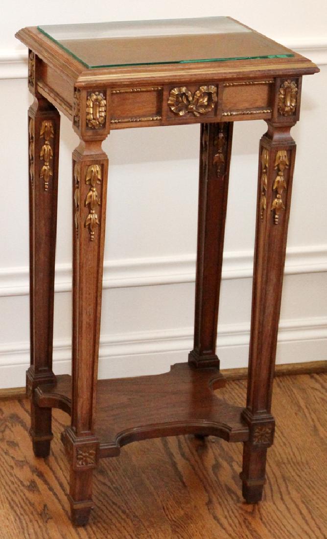 LOUIS XVI-STYLE GILT WALNUT OCCASIONAL TABLE (1 of 2)