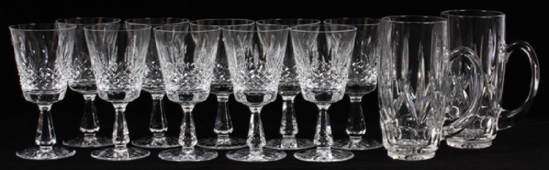 WATERFORD CRYSTAL GOBLETS & 'WEST HAMPTON' STEINS (1 of 4)