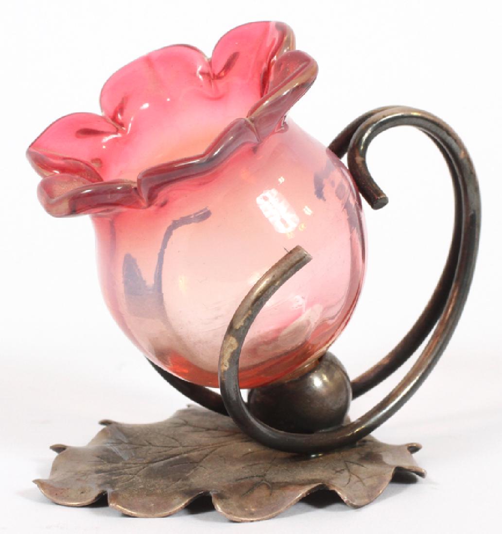 ENGLISH VICTORIAN RIB-OPTIC OPEN SALT (1 of 3)