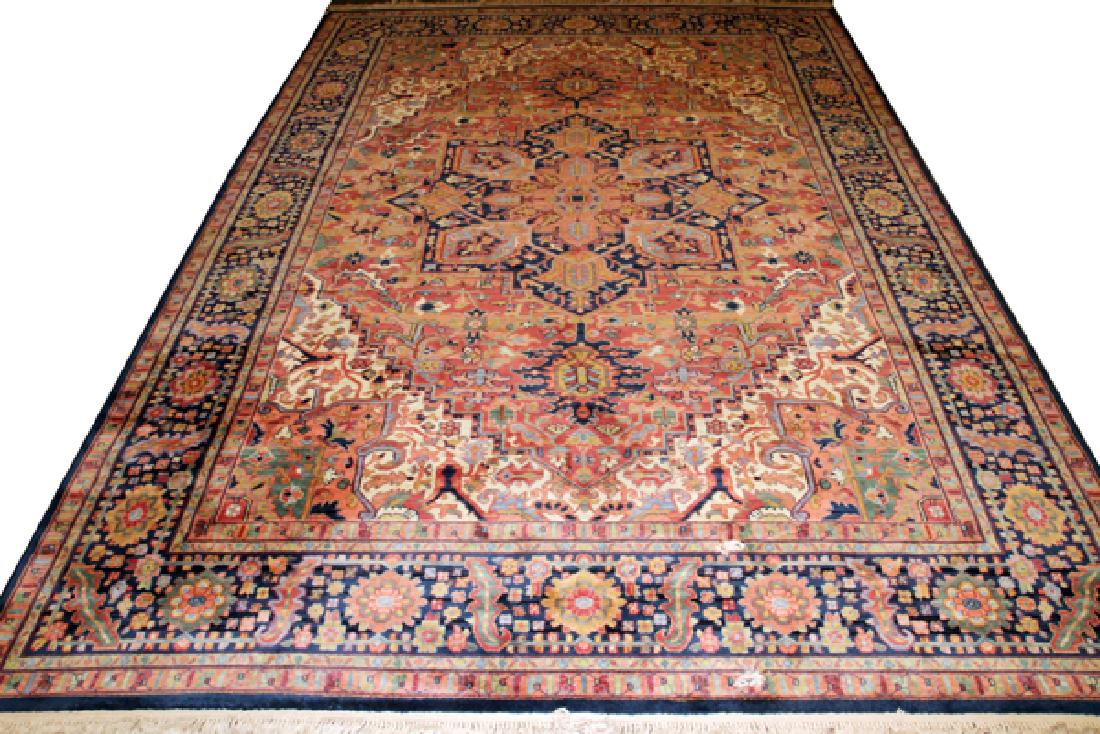 KARISTAN AMERICAN HERIZ STYLE WOOL RUG (1 of 3)