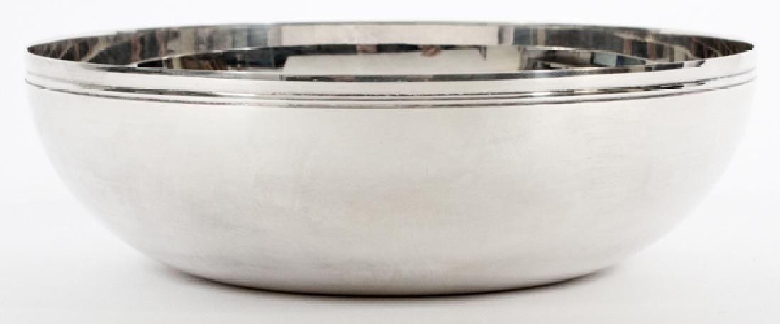 CHRISTOFLE 'VIBRATION' SILVER PLATE BOWL, DIA 6'' (1 of 3)