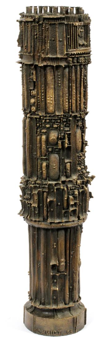 JULIUS SCHMIDT, (1923-17) BRONZE SCULPTURE, 1963 (1 of 7)