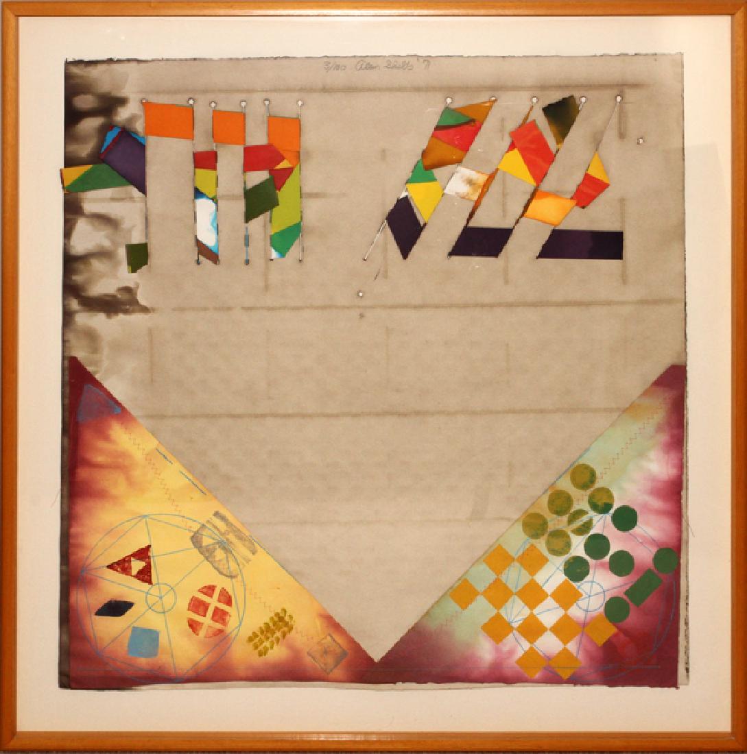 ALAN SHIELDS MIXED MEDIA COLLAGE, 1971, UNTITLED (1 of 3)