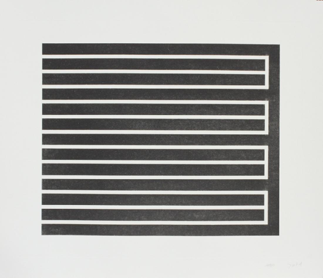 DONALD JUDD AQUATINT ON PAPER C. 1980 12/150 (1 of 3)