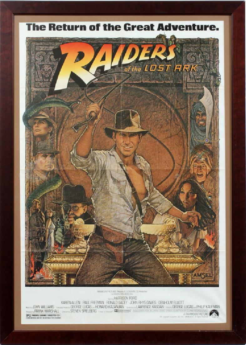 "RAIDERS OF THE LOST ARK" MOVIE POSTER (1 of 5)