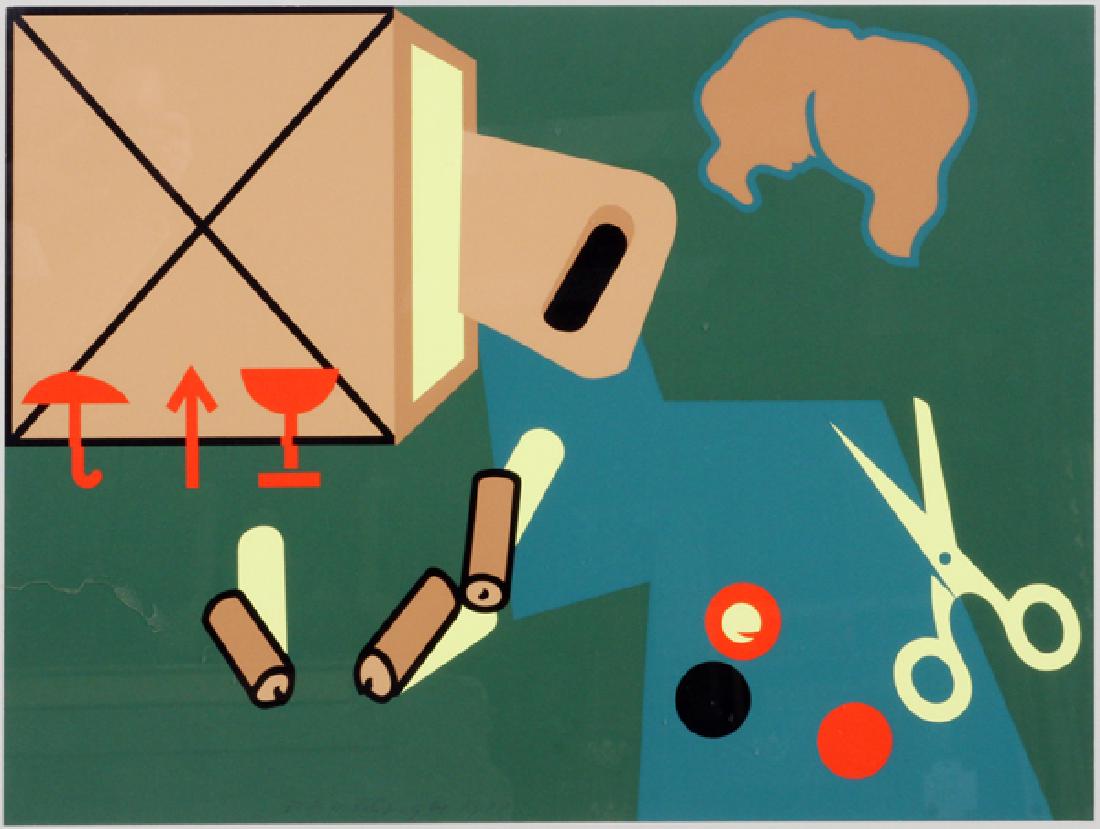 SIGNED CONTEMPORARY STILL LIFE PAINTING, C. 1972 (1 of 3)